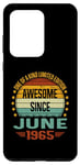 Coque pour Galaxy S20 Ultra Awesome Since June 1965 limited edition 59th Birthday