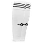 adidas Leg Sleeve - Hvit/sort, størrelse 46-48