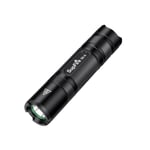 SUPFIRE S5 - Mini LED lommelygte - Vandtæt - 500 Lumens - 3 Lys modes - SOS funktion - Sort