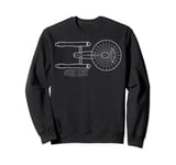 Star Trek Original Series Enterprise Lines Sweatshirt