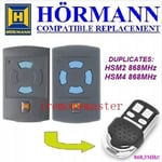 Télécommande Universelle de Rechange Hormann HSM2 868,HSM4 868mhz télécommande de remplacement la plus élevée