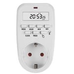 Prise avec timer digitale GreenBlue - minuterie, programmable, charge max. 16A, IP20, GB362 F