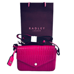 RADLEY Eltham Mews Pink Leather Small Crossbody Bag With Radley Bag - RRP £179