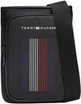 Tommy Hilfiger Men TH FOUNDATION MINI CROSSOVER, Black, One Size