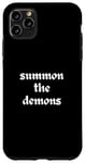 Coque pour iPhone 11 Pro Max Halloween : Invocation de sorcières, démons, forêt, vent, magie, sorts gothiques