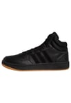 adidas Homme Hoops 3.0 Mid Classic Vintage Shoes, Core Black/Core Black, 46