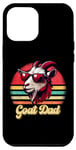 Coque pour iPhone 14 Plus Vintage Goat Dad G.O.A.T Best Goat Daddy Funny pour la fête des pères