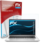 atFoliX 2x Screen Protection Film for HP EliteBook 640 G9 Screen Protector clear