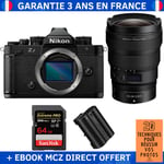 Nikon Zf + 14-24mm f/2.8 S + 1 SanDisk 64GB Extreme PRO UHS-II SDXC 300 MB/s + 1 Nikon EN-EL15C + Ebook '20 Techniques pour Réussir vos Photos' - Appareil Photo Hybride