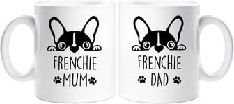 60 Second Makeover Limited Frenchie Mum Dad Mug Set Couples French Bull Dog