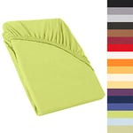 CelinaTex Perla Drap-Housse surmatelas Housse lit sommier tapissier Coton 140x200-160x200 cm Vert