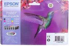 Epson Original T0807 - Set of 6 T0801 T0802 T0803 T0804 T0805 T0806 C13T08074510