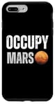 Coque pour iPhone 7 Plus/8 Plus T-shirt Occupy Mars - Motif exploration spatiale audacieuse