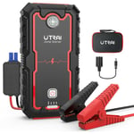 Jstar One Booster Batterie, 2000A Portable Jump Starter, Démarrage de Voiture 12V(Jusqu'à 8.0 l Essence 6.5L Diesel) avec Sorties QuickCharge 3.0