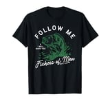 Follow Me Fishers Of Men, Vintage Men's Bible Christian T-Shirt