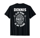 Personalised gift Darter Dennis. Cool Darts Fan Players men T-Shirt