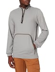 G-STAR RAW Men's Lightweight Half Zip Bound Sweatshirt, Grey (charcoal D19879-C790-942), S