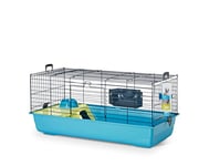 VADIGRAN Savic Nero 3 Deluxe Cage pour Lapin Bleu/Couleur Assorti 100 x 50 x 47 cm