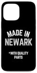 Coque pour iPhone 13 Pro Max Made In Newark - Slogan amusant Born In Newark