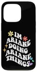 Coque pour iPhone 13 Pro Retro Groovy Im Ariane Doing Ariane Things Funny Mother's