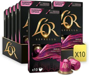 L'OR Origins India Intensity 10 Nespresso Compatible Coffee Pods Pack of 10, 100