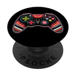 Black History Month African Black History Jeu vidéo afro PopSockets PopGrip Adhésif