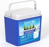 Large 30L Cooler Box Hot/Cold Insulated Freezer Cool 9 Hours Picnic Camping P...