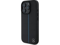 Mercedes Mehmp16x23rurbk Iphone 16 Pro Max 6.9" Black/Black Hardcase Mb Blue Line Leather Magsafe