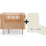 Sebra | Seng Baby & Jr. + Classic 2 Madrass | Wooden edition