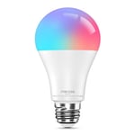 meross Ampoule Connectée WiFi, Ampoule LED E27 Dimmable Multicolore 2700K-6500K (Équivalente 60W), Compatible avec Alexa et Google Home, Contrôle Vocal à Distance, Rgbww