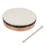 Tambourine Sheepskin Wood Color Frame Percussion Drum Musical Instruments UK