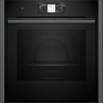 Neff B64CT73G0B Graphite N90 Pyrolytic Slide & Hide Single Oven