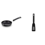 Tefal Ideal One Egg Wonder Non-stick Frying Pan - Black & Brabantia Small Spatula, All Nylon, 2 Count (Pack of 1)