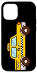 Coque pour iPhone 12/12 Pro I Love New York City - Cool New York City Funny Yellow Taxi