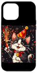 iPhone 12 Pro Max Ring in the New Year Costume with a Cool Cat Vibe Case