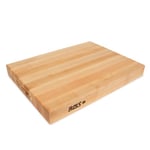 Boos Block Pro Chef Series - Extra Thick Chopping Board - Butchers Block Chopping Board - North American Hard Maple Wood Chopping Board - Extra Large Chopping Board - 20 x 15 x 2.25 Inches