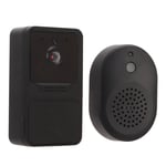 Smart Doorbell Camera Abs Wireless Household 480P 800Mah Rechargeable Secu Set