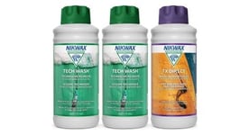 2x lessive tech wash 1l et 1x impermeabilisant tx direct 1l