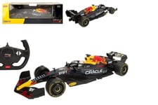 ColorBaby 41286 Rastar Voiture télécommandée F1 Oracle Red Bull Racing RB18, licence officielle, échelle 1:12, Formule 1, véhicule radiocommandé, fréquence 2,4 GHz, 6 directions, jouets radiocommandés