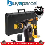 Dewalt Cordless XR 18v SDS Brushless Hammer Drill 3 Mode SDS+ + Case + Chuck 