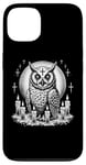 iPhone 13 Sacred Satanic Owl with Candles | Dark Ritual Owl Witchcraft Case