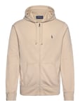 Spa Terry Full-Zip Hoodie Tops Sweat-shirts & Hoodies Hoodies Beige Polo Ralph Lauren