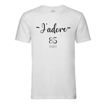 T-Shirt Homme Col Rond J'adore 85 Vendee Departement France Region