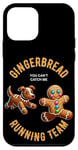 iPhone 12 mini Funny Gingerbread Man Running Team Christmas Xmas Dog Case