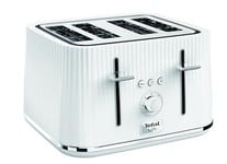 Tefal Loft TT760140 4-Slot Toaster/White Slice, Plastic, 1700 W