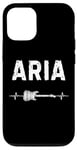 Coque pour iPhone 12/12 Pro Aria Guitare Battement De Coeur Musique Guitariste