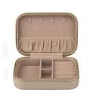 Jewellery Travel Case L Light Clay Gold