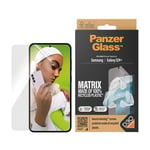 Samsung Galaxy S24+ (Plus) PanzerGlass Matrix AntiBacterial Ultra Wide Fit Skärmskydd - AlignerKit - Platinum Strength - Genomskinlig