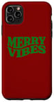 Coque pour iPhone 11 Pro Max Joyeux vibes de Noël assortis en famille - Vert