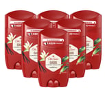 Old Spice Oasis Stick Deodorant Smoked Vanilla Alu-Free 50ml 3, 6 Pack